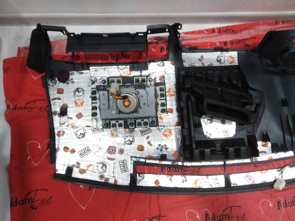 №18 Шумо-виброизоляция торпеды — Toyota Wish (AE10), 1,8 л, 2003 года ...