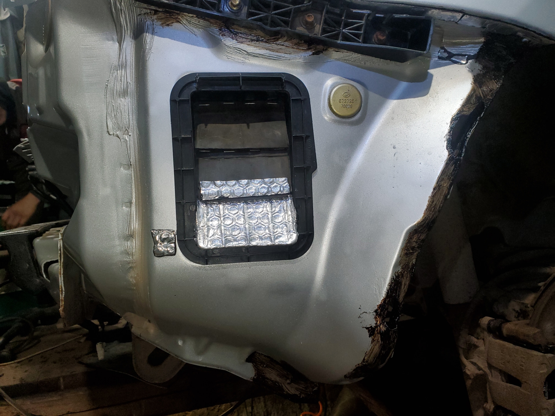 Покраска крышки багажника и бампера 3 часть — Lifan X60, 1,8 л, 2013 ...