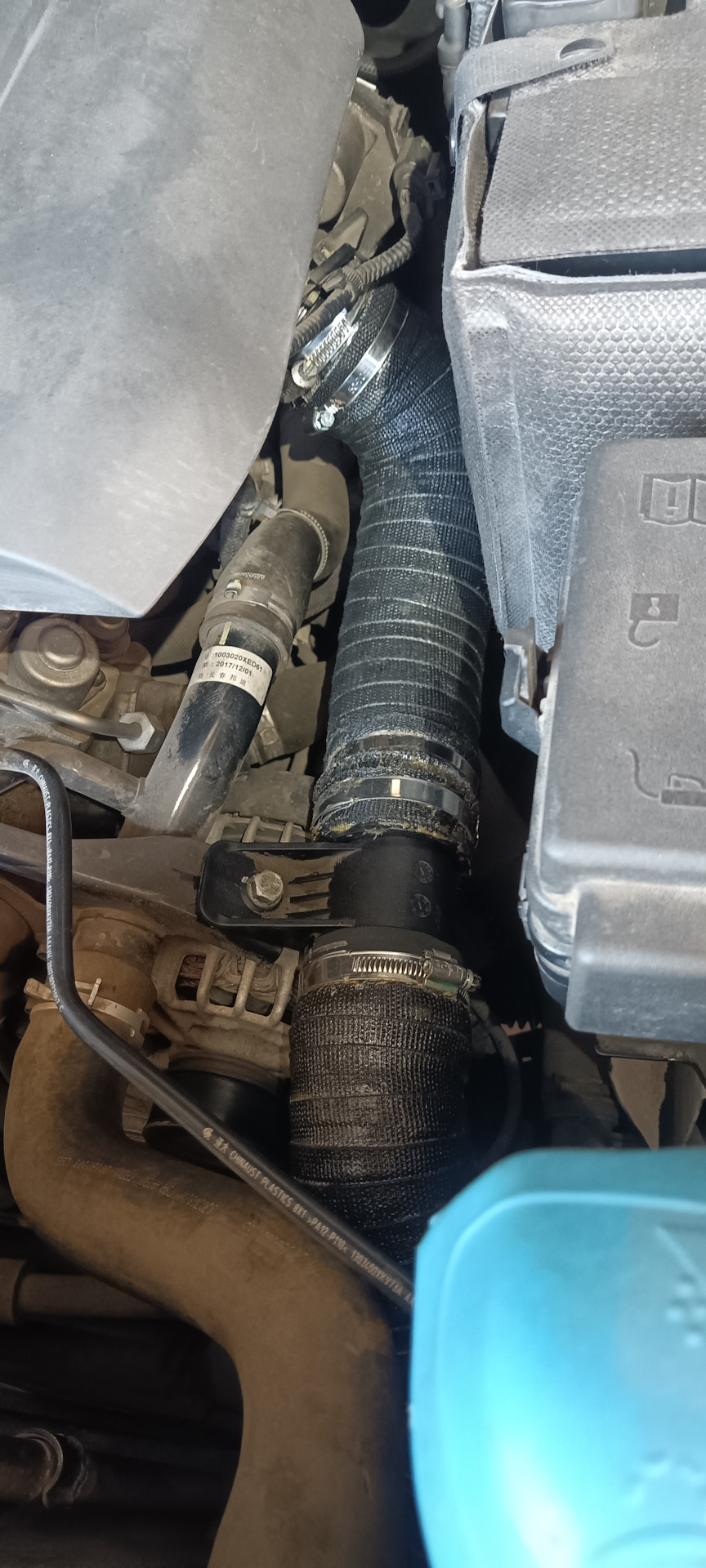 Усиливаем (армируем) патрубки интеркулера (турбины) Haval h9 diesel ...