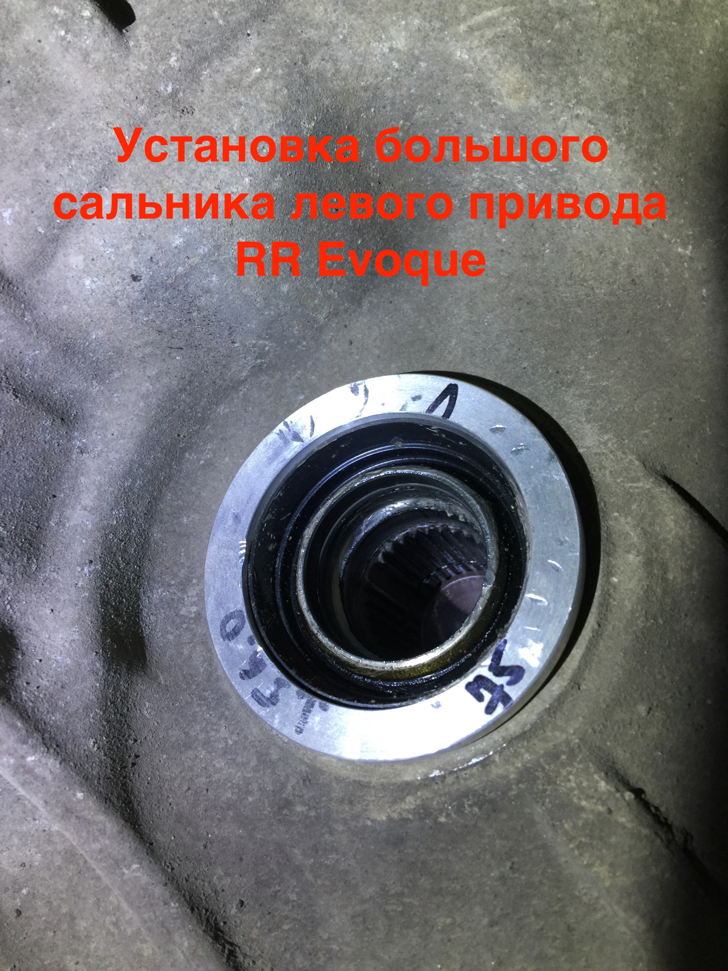 оправка сальника коленвала рено логан