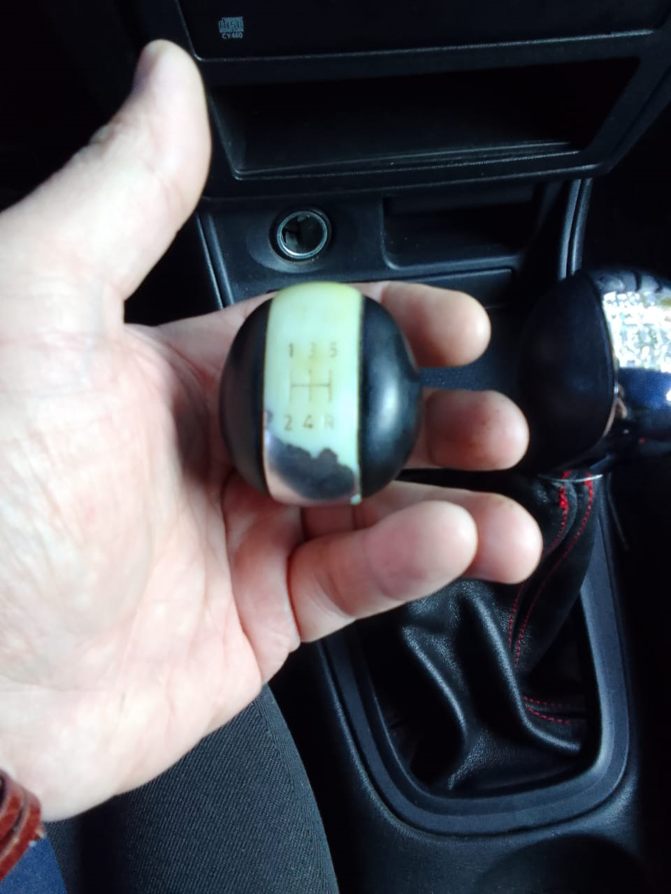 Ручка и чехол КПП — Nissan Almera II (N16), 1,8 л, 2006 года ...