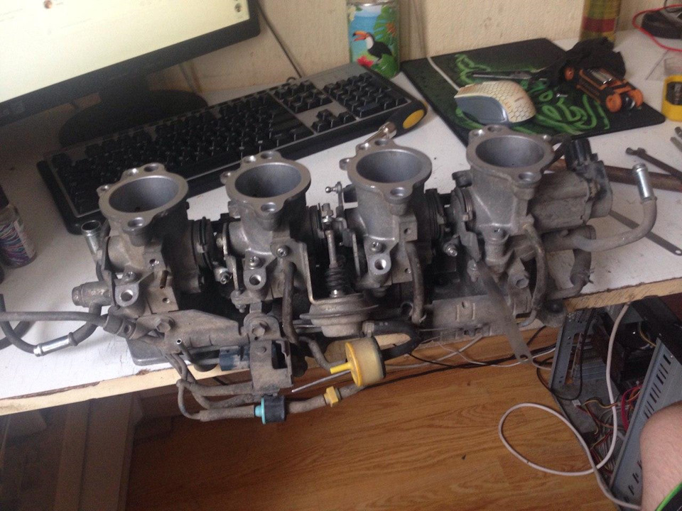 DAY2(n) Регулировка, синхронизация дросселей.) — Toyota Corolla Levin ...