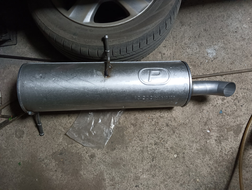 Глушитель. — Peugeot 307 SW, 2 л, 2004 года | своими руками | DRIVE2