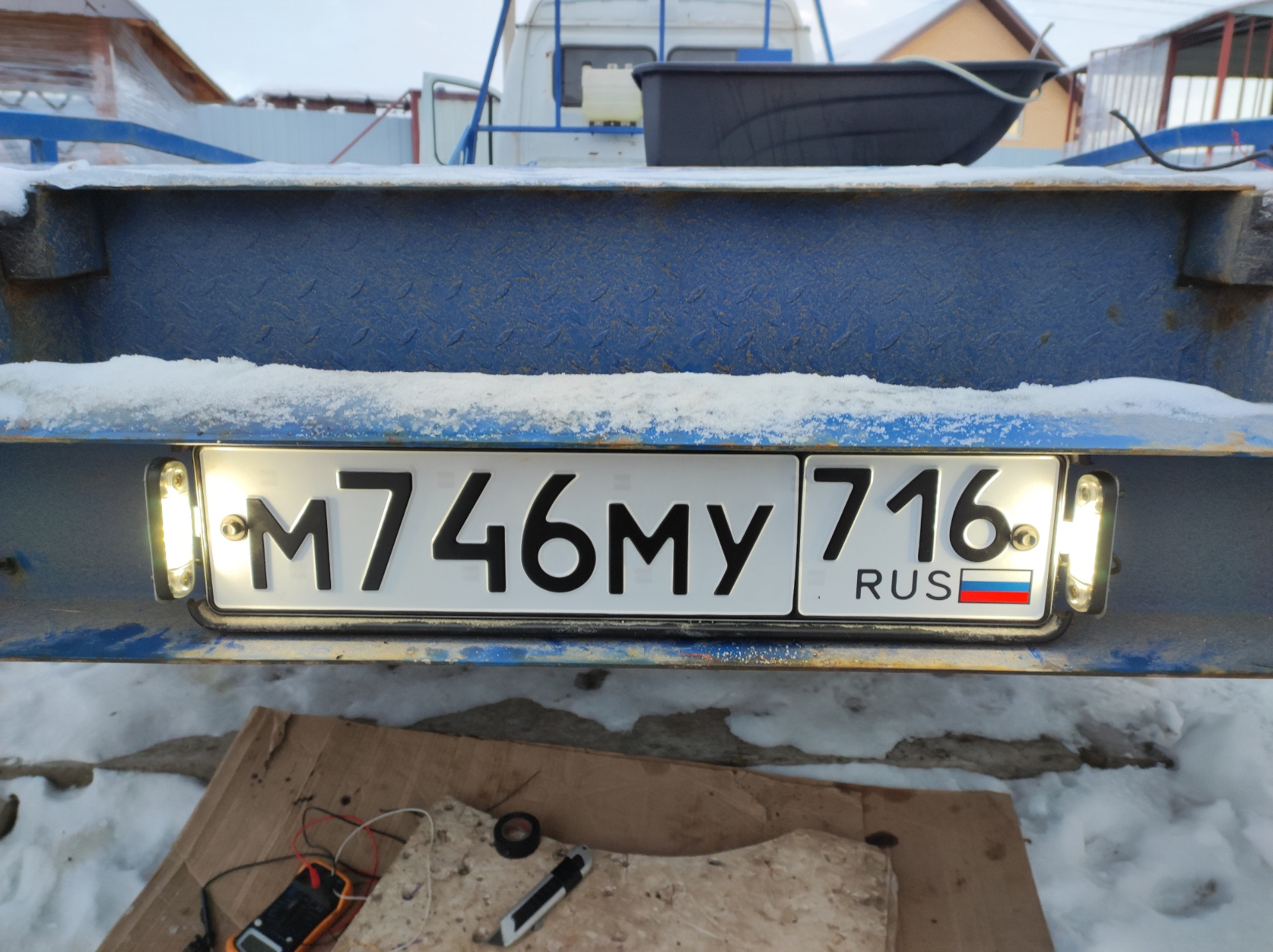 Подсветка номера — ГАЗ Газель, 2,4 л, 2004 года | стайлинг | DRIVE2