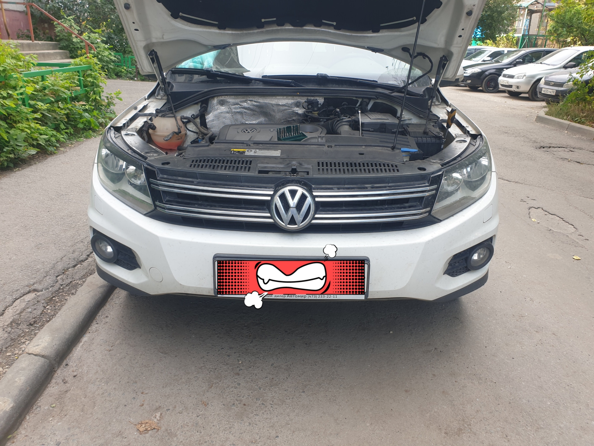 66. Led в птф VW Tiguan Тигуан - Volkswagen Tiguan (1G), 2 л, 2011 года стайлинг