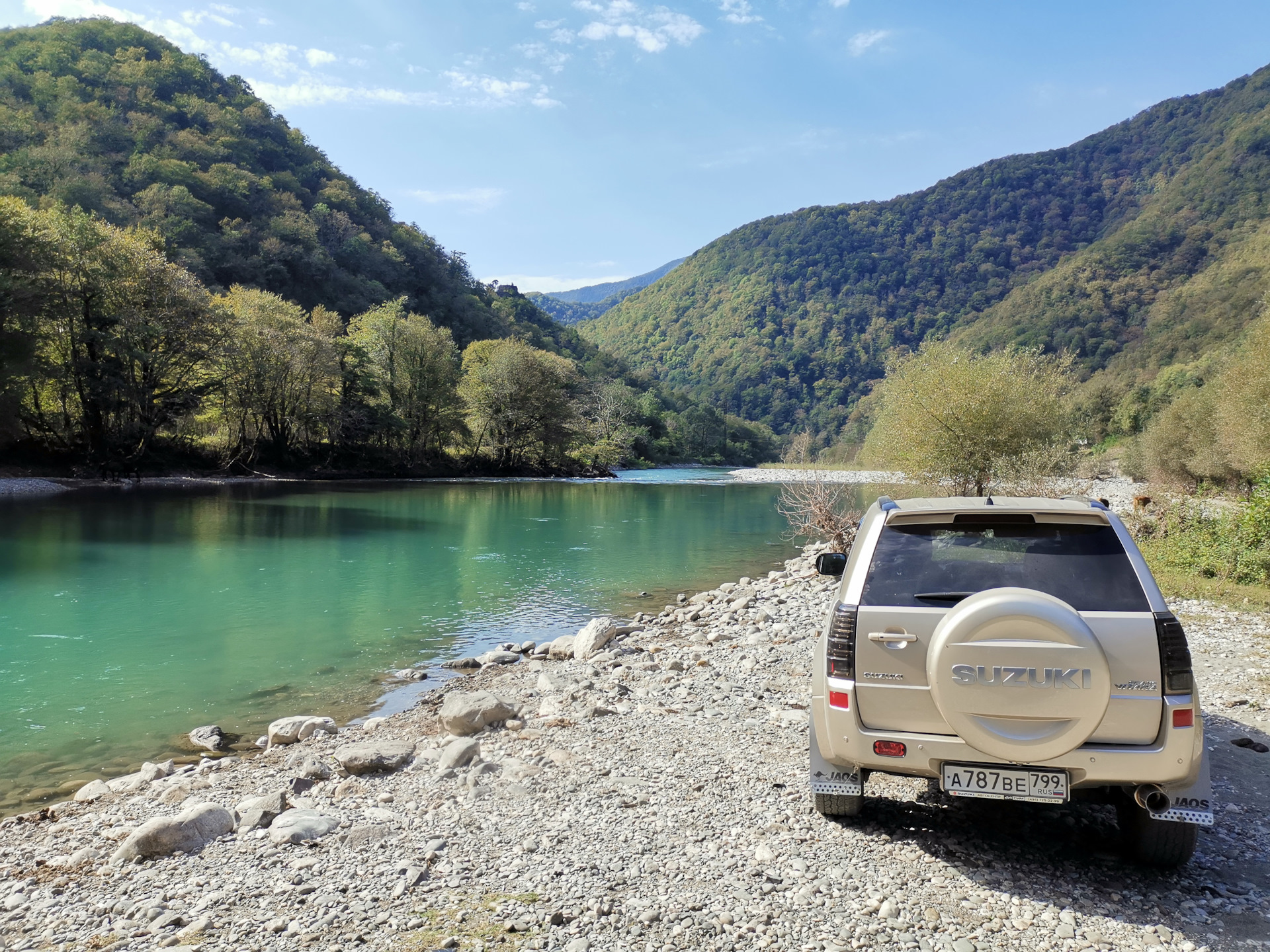 Осенняя поездка в Абхазию . День 6ой — направление на оз. Рица — Suzuki  Grand Vitara (2G), 3,2 л, 2009 года | путешествие | DRIVE2