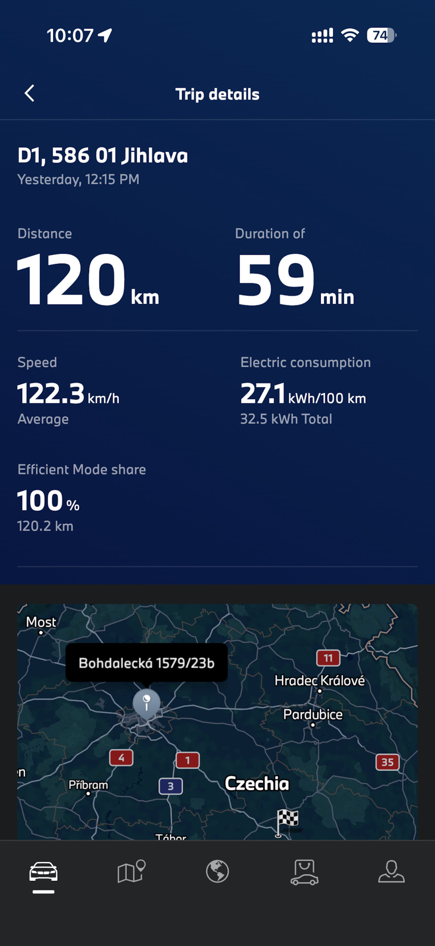 Режим езды 135-160 — BMW iX1 (U11)