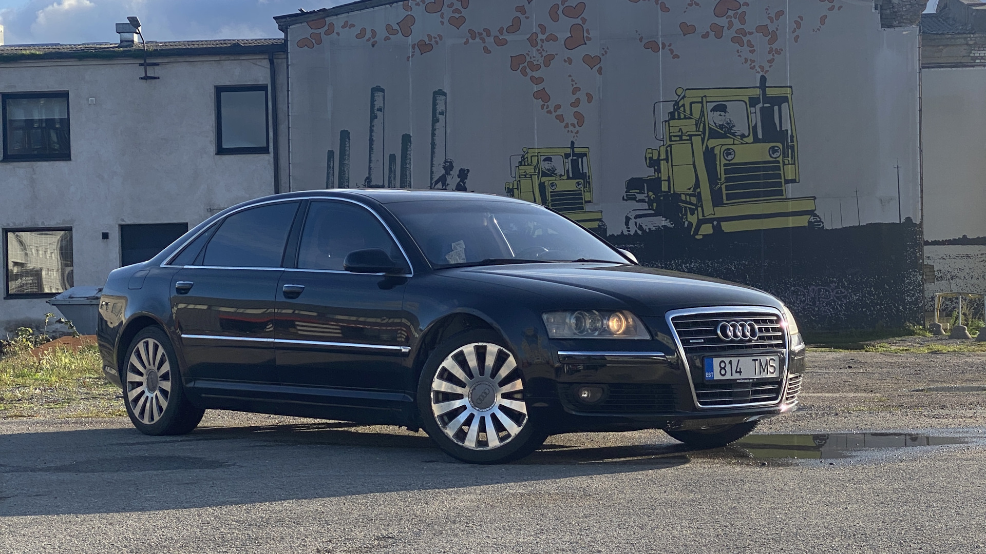 Audi A8 (D3) 4.2 дизельный 2006 | Чёрный Лайнер на DRIVE2