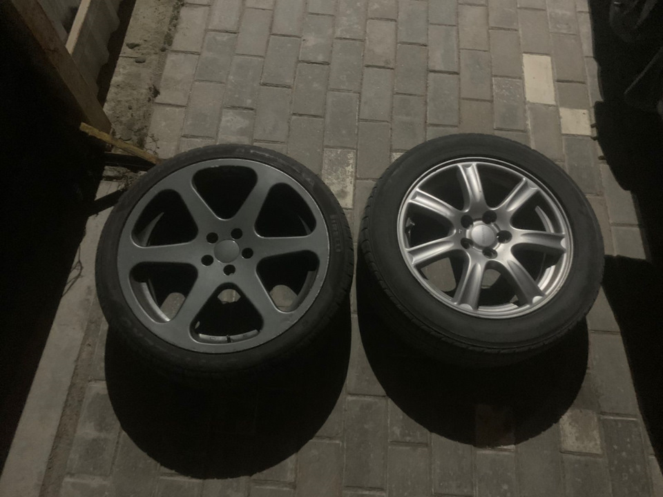 R18 на зиму) — Subaru Impreza (GD/GG), 2 л, 2007 года | колёсные диски ...