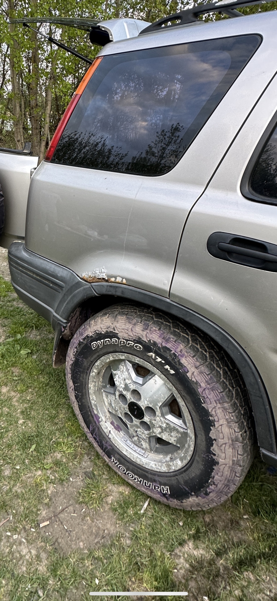 #58. Ремонт арок и окраска капота ч. 1 — Honda CR-V (RD1, RD2), 2 л ...