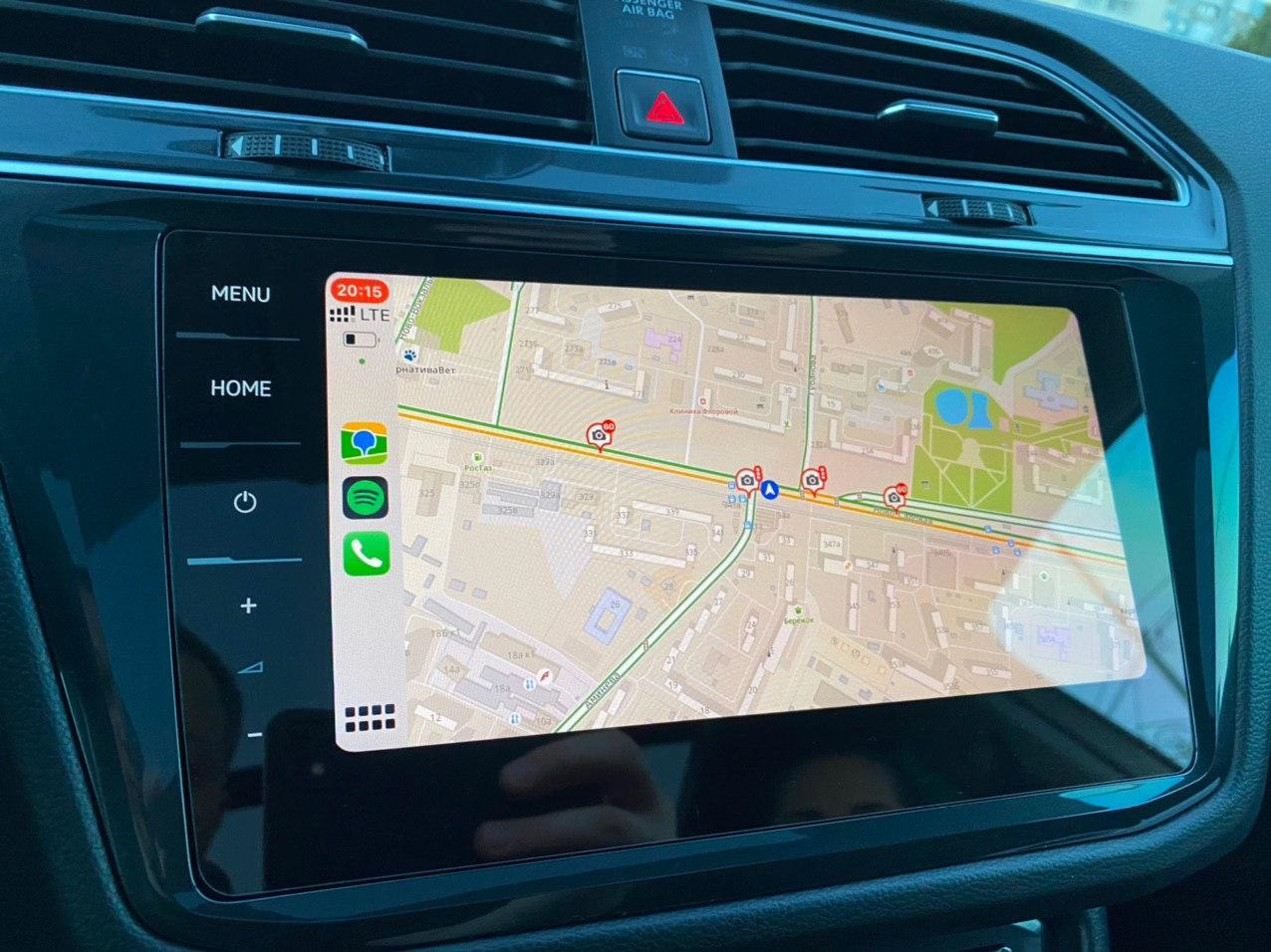 Беспроводной CARPLAY В Volkswagen Tiguan 2.