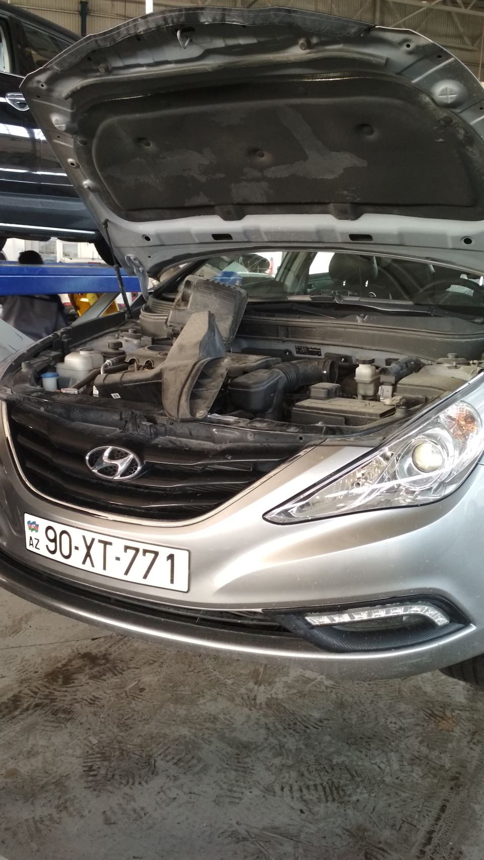 Замена подушки/опоры АКПП — Hyundai Sonata VI (YF), 2,4 л, 2011 года |  плановое ТО | DRIVE2