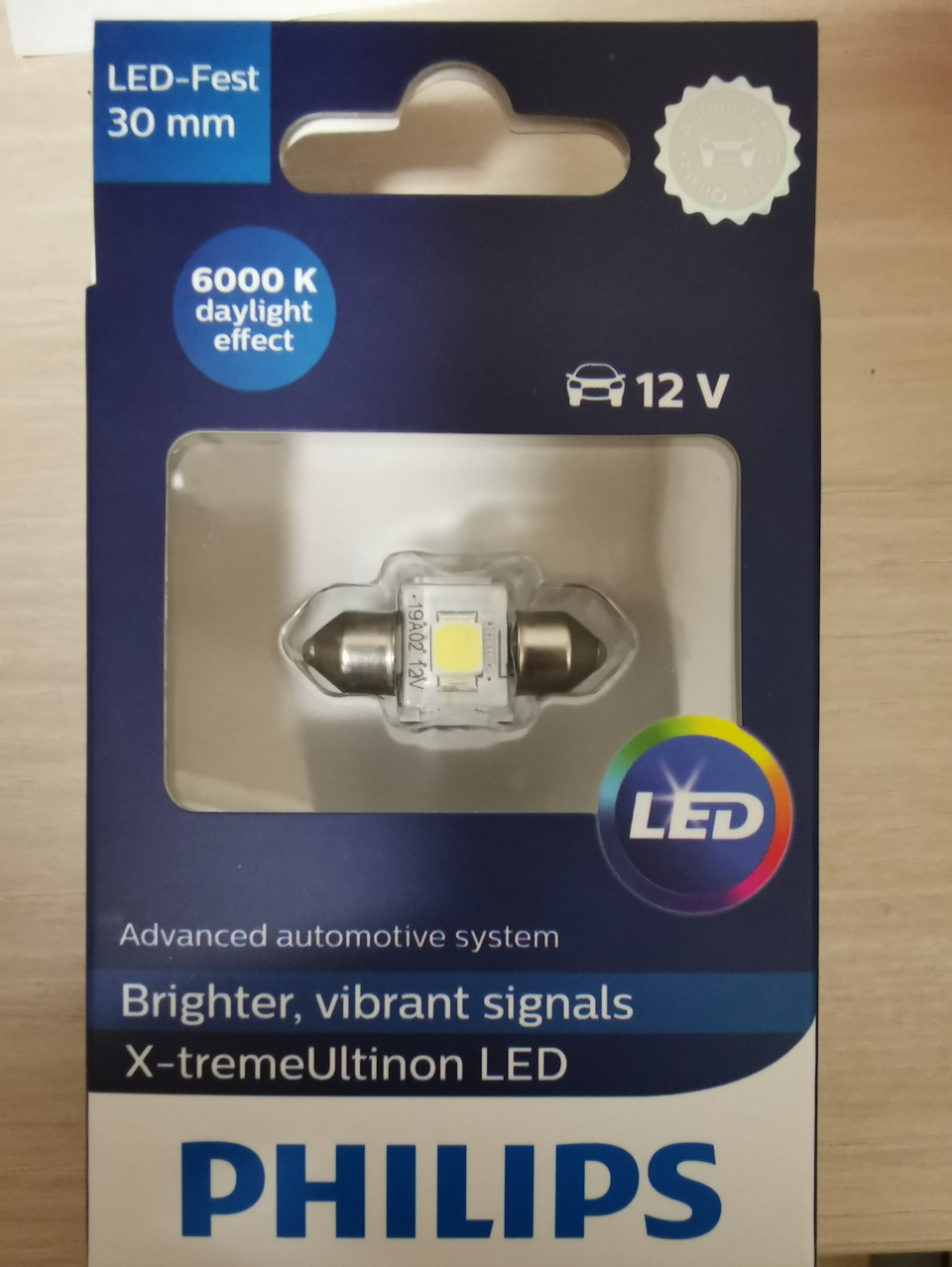 129416000KX1 Лампа Fest X-treme Vision LED 30мм 12941 6000K X1 (1шт ...