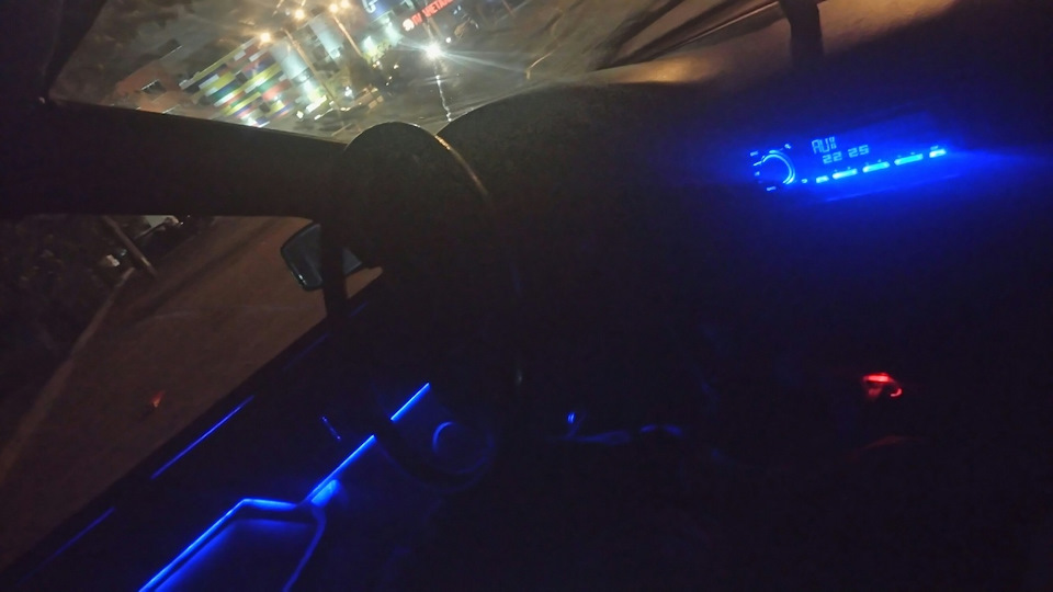 Светодиодная фоновая подсветка интерьера — ИЖ 2126, 1,6 л, 2004 года ...