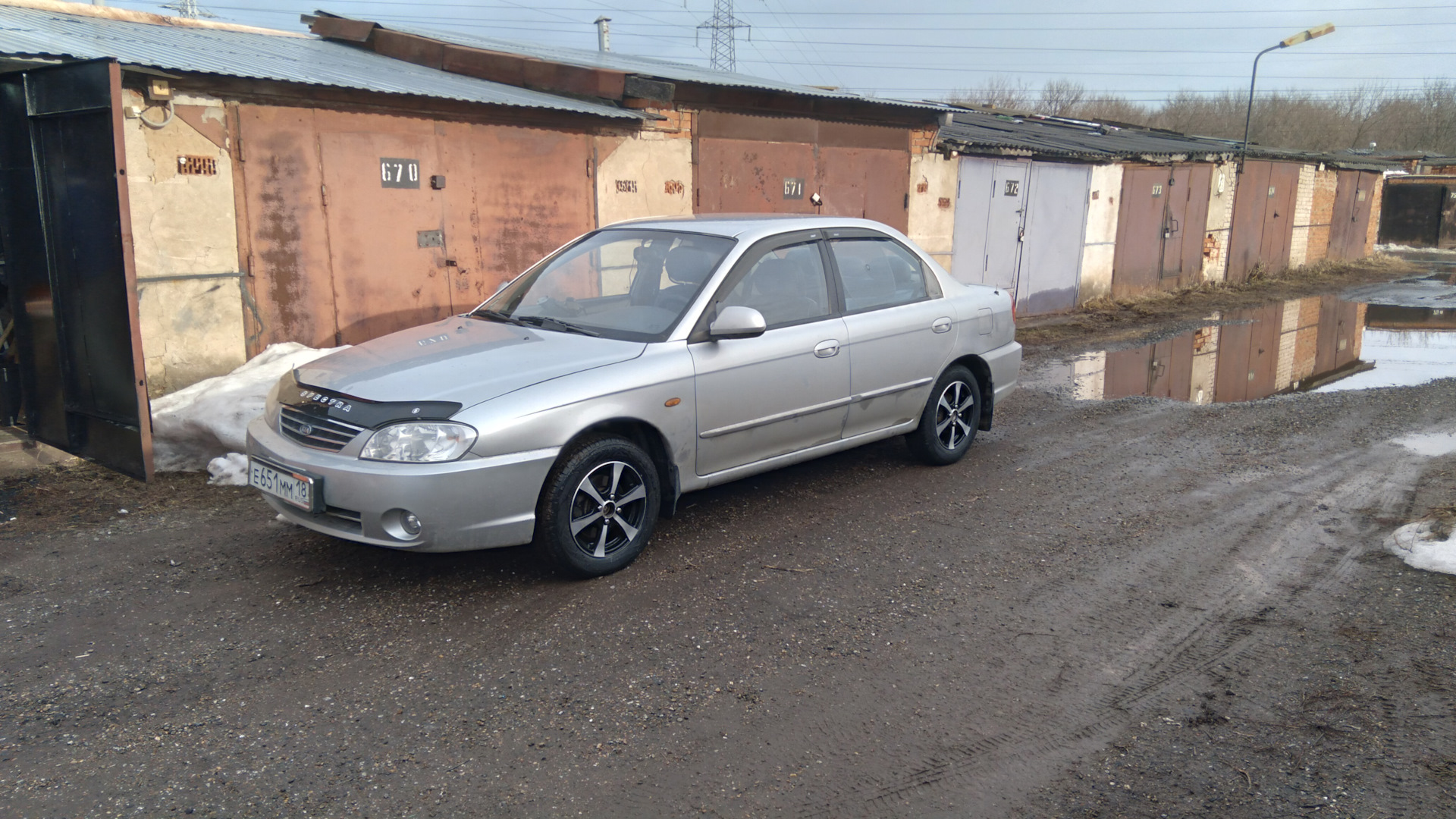 KIA Spectra 1.6 бензиновый 2006 | Серебристая молния на DRIVE2