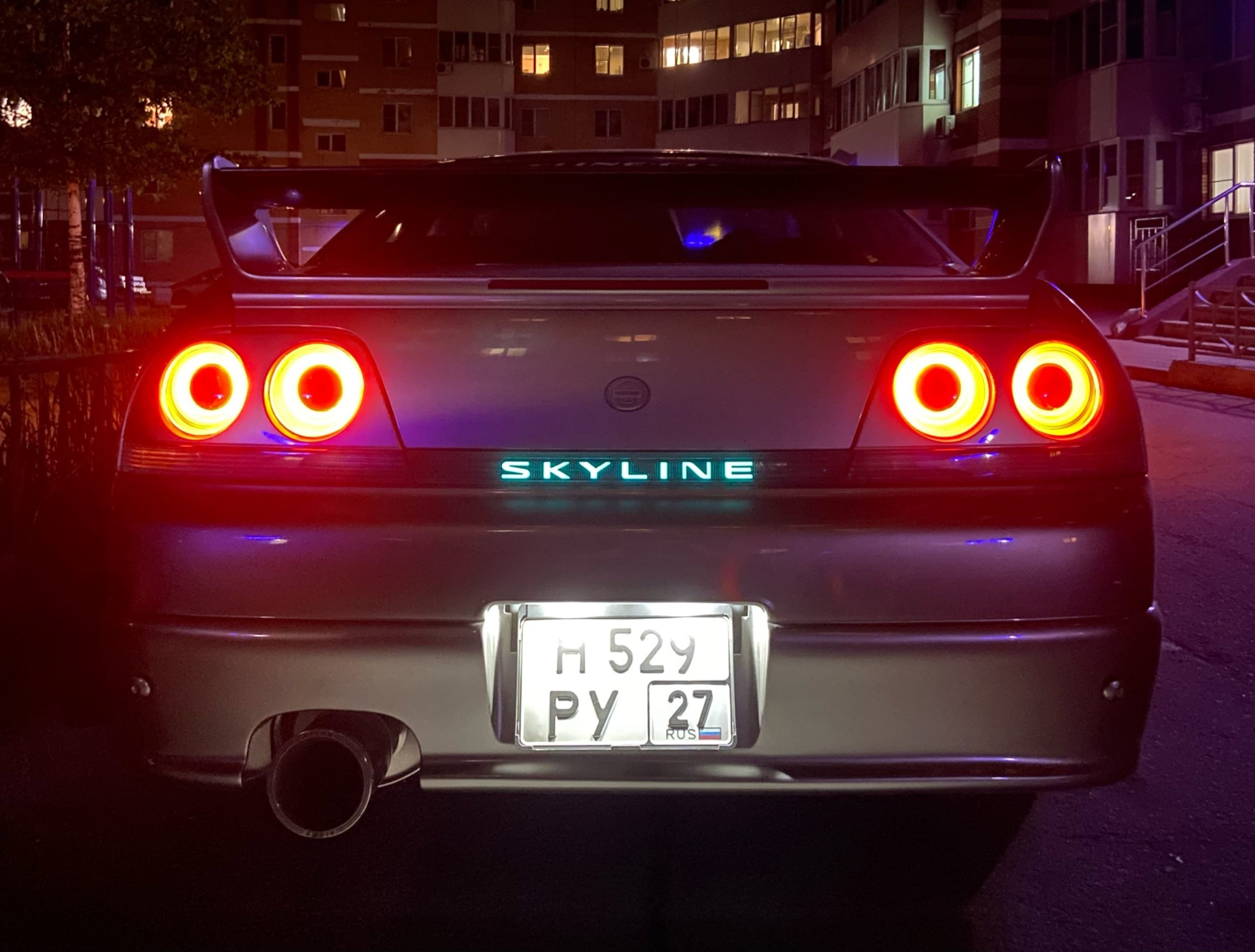 Подсветка днища Nissan Skyline r33