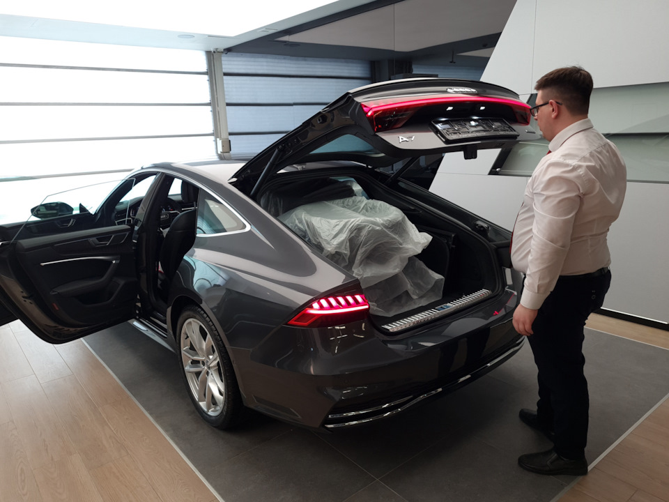 Что запихнуть в багажник А7 ?! — Audi A7 Sportback (2G), 2 л, 2021 года ...