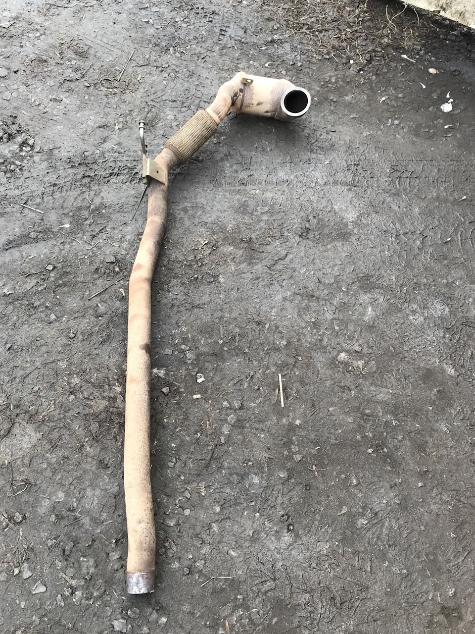 кат с приемной трубой — Audi A3 Sedan (8V)