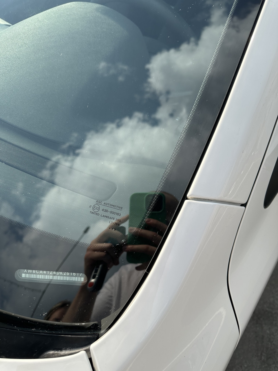 Замена лобового стекла — Skoda Octavia A5 Mk2, 1,6 л, 2013 года ...