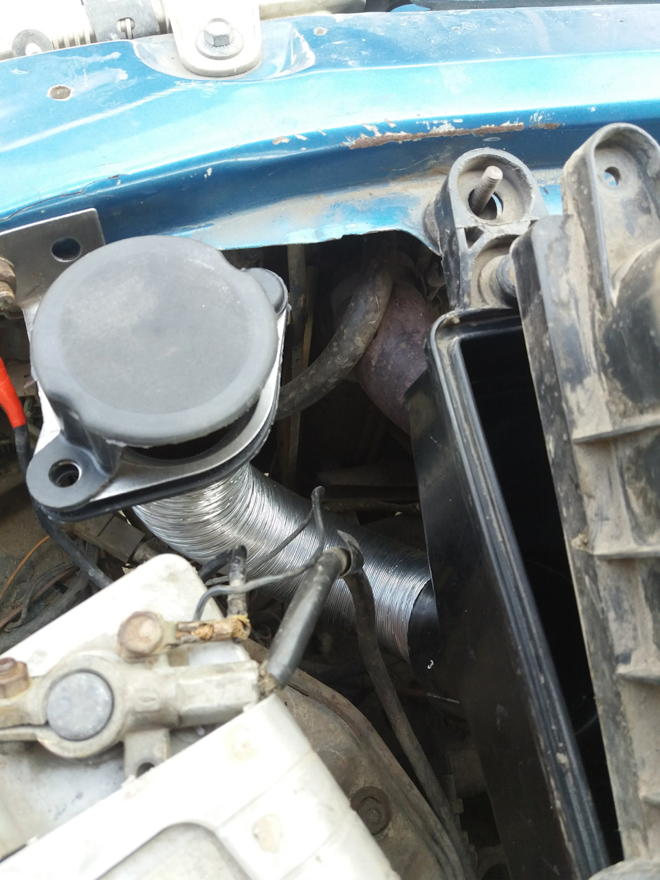 Замена воздушного фильтра и гофры. — Lada 21113, 1,5 л, 2000 года ...