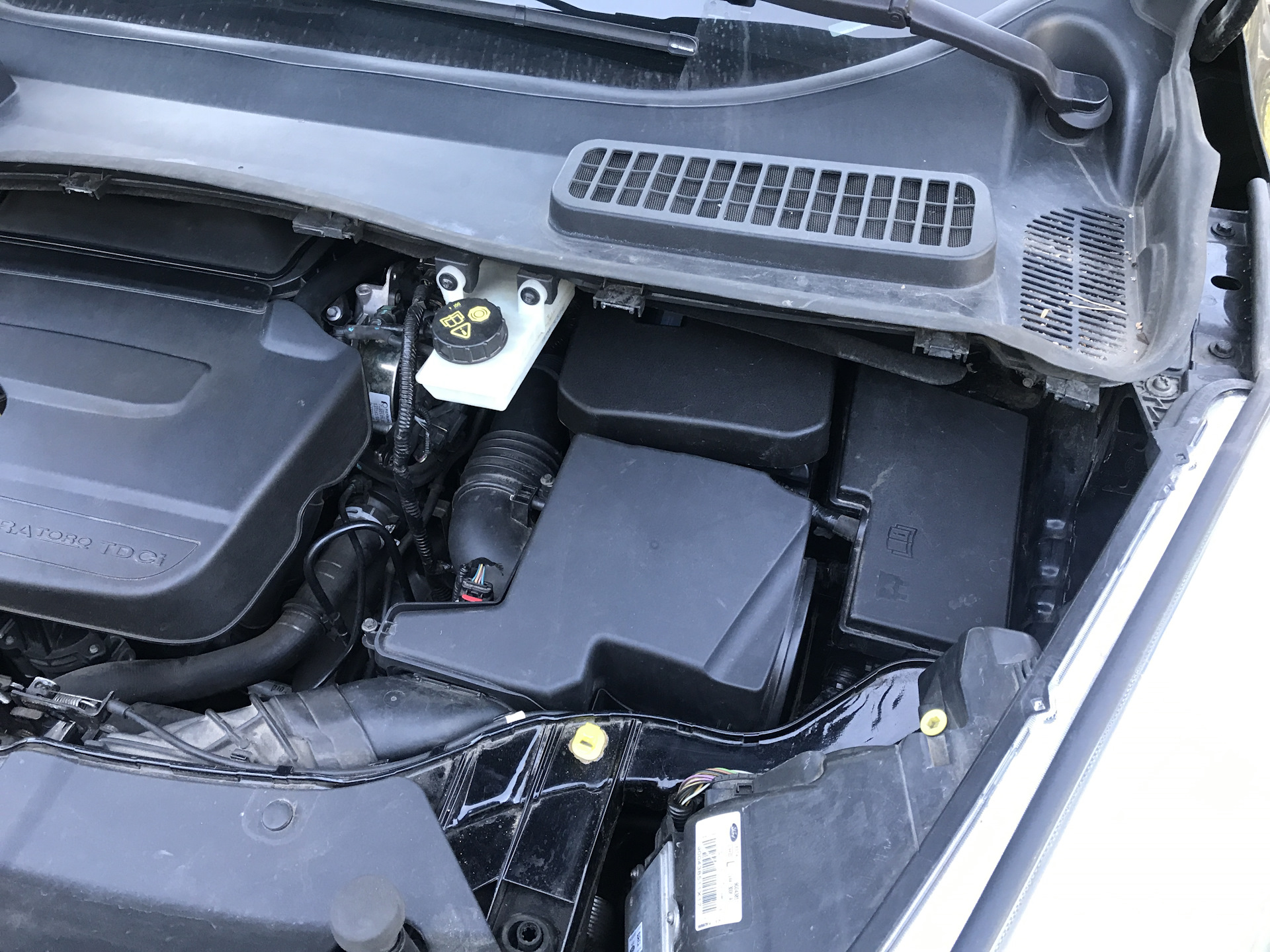 Снимаем аккумулятор куга. Ford Kuga 2 2015 аккумулятор. Аккумулятор Форд Куга 2 TDCI. Замена АКБ Форд Куга 2. Расположение ППП Ford Kuga 1.