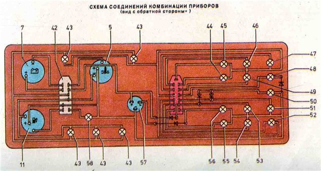 Панель приборов ваз 2108 низкая панель схема