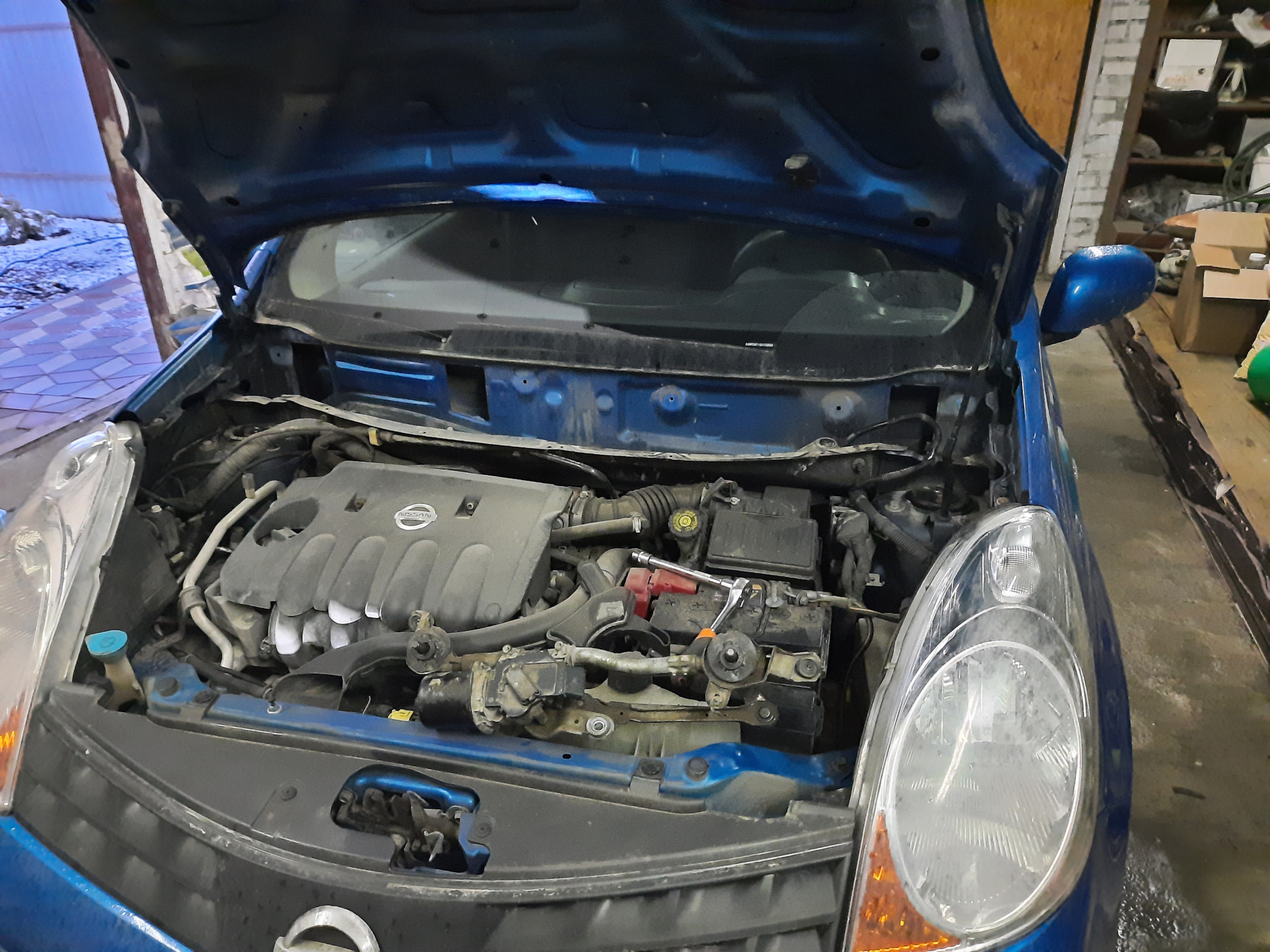 Ремонт трапеция дворников — Nissan Note (1G), 1,6 л, 2007 года | своими ...