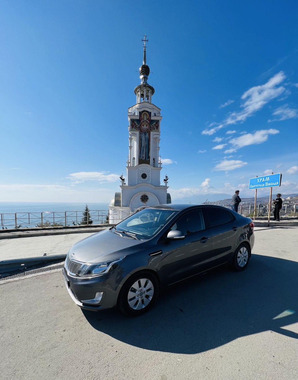 Пейзажи Крыма🏞️🌅 — KIA Rio (3G), 1,6 л, 2013 года | путешествие | DRIVE2