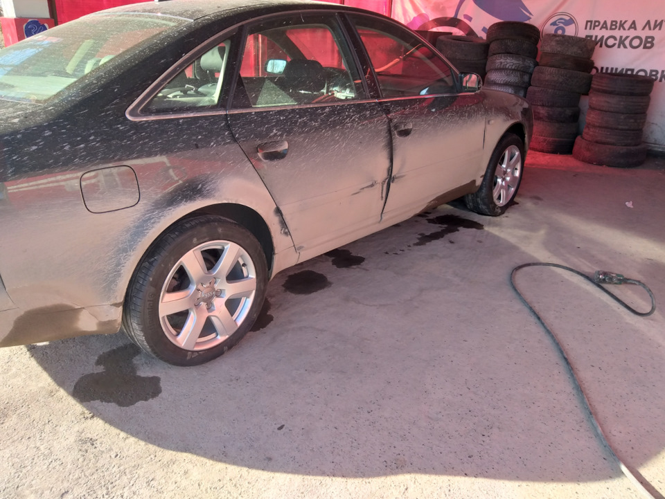 На шинке до мойки))) — Audi A6 (C5)