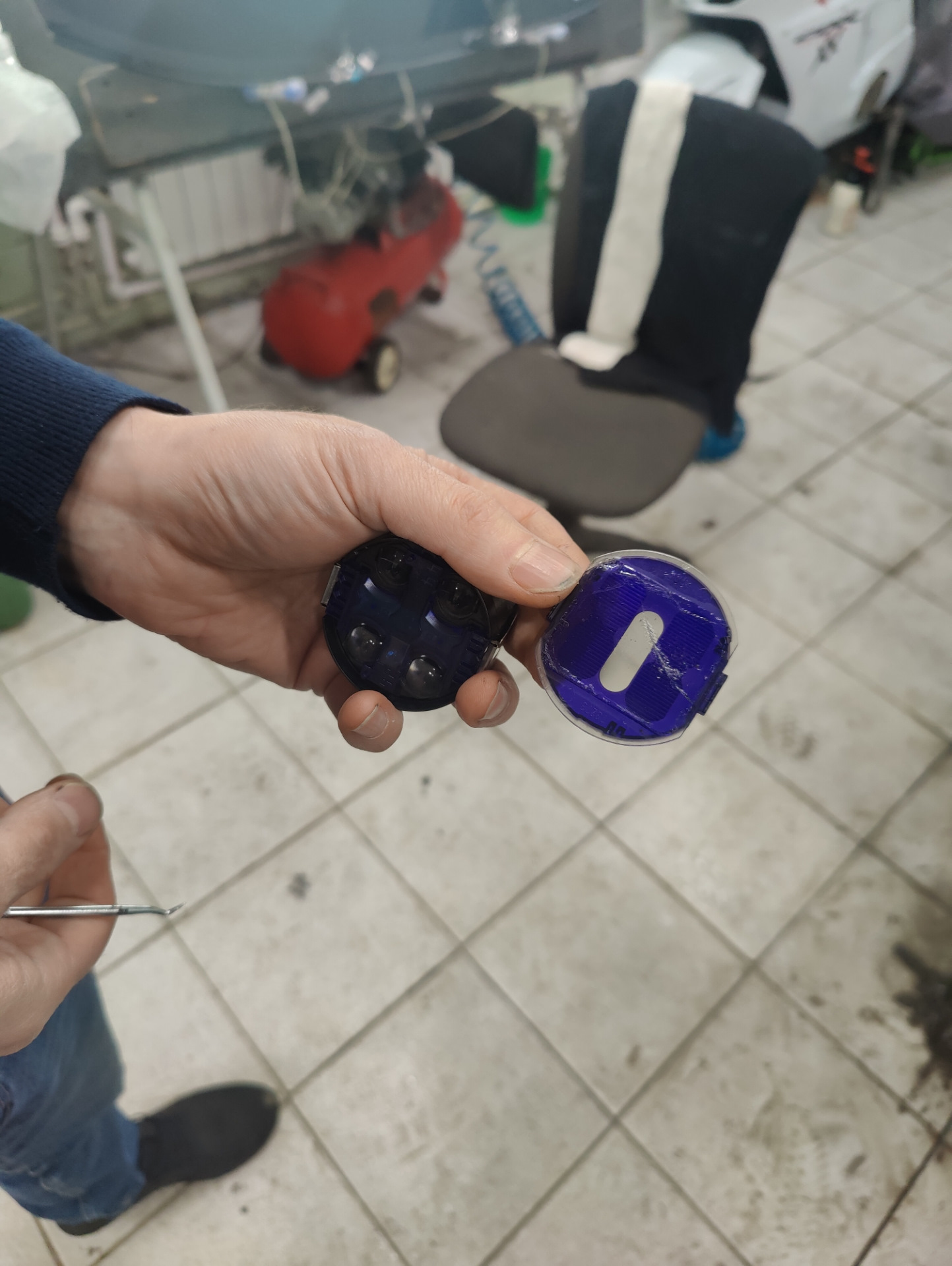 Переклейка датчика дождя — Mercedes-Benz M Class (W166), 3,5 л, 2013 ...