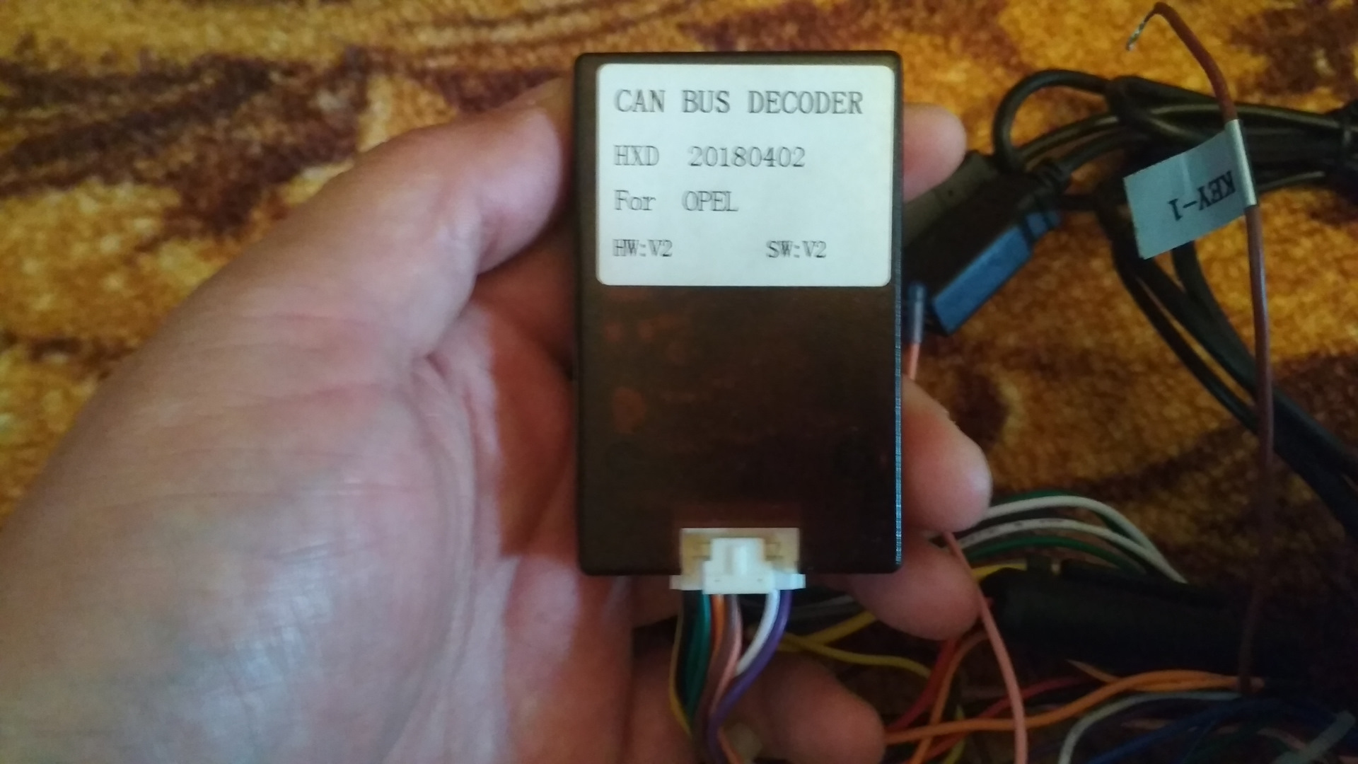 can bus decoder схема подключения