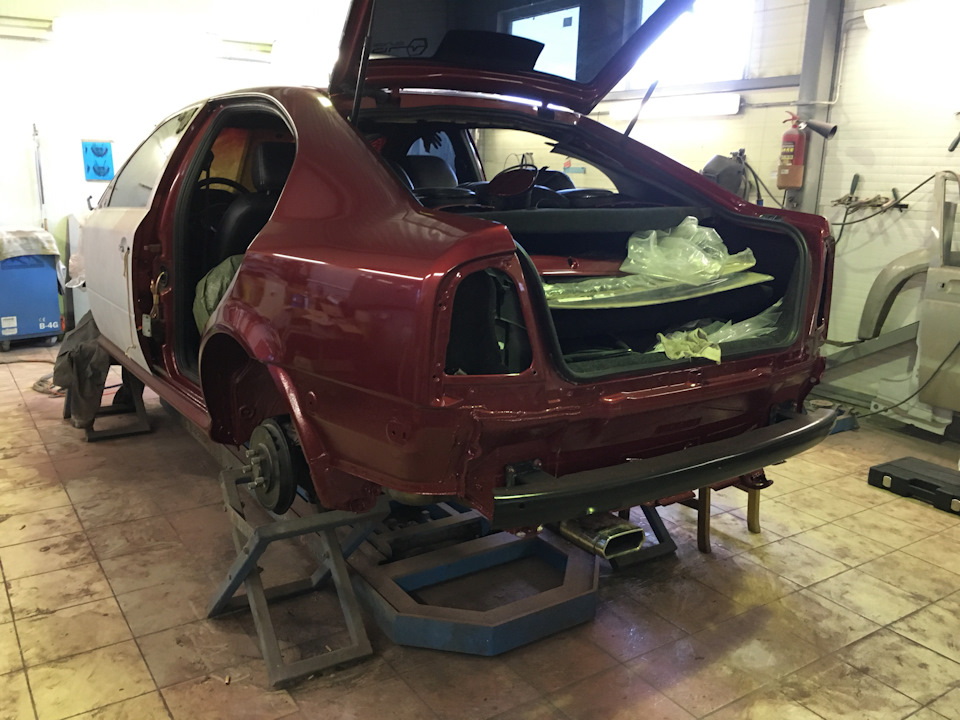 Полный перекрас машины и новые Диски. — Skoda Octavia A4 Mk1, 1,6 л ...