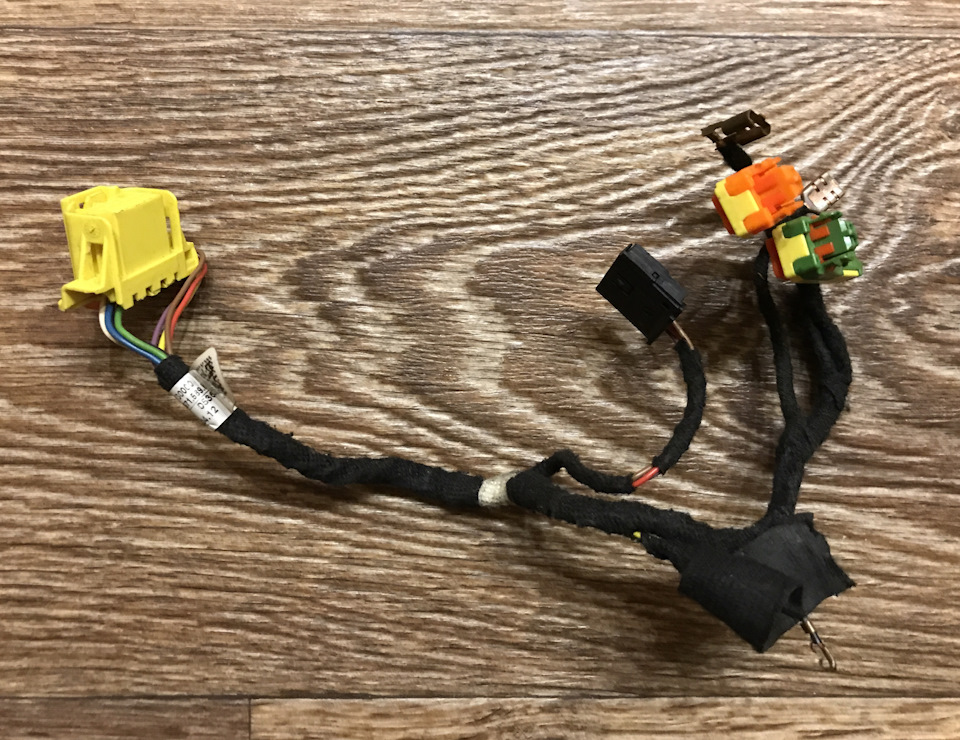 Родная проводка от нового руля — необходимо доработать немного — Audi Allroad (C5)