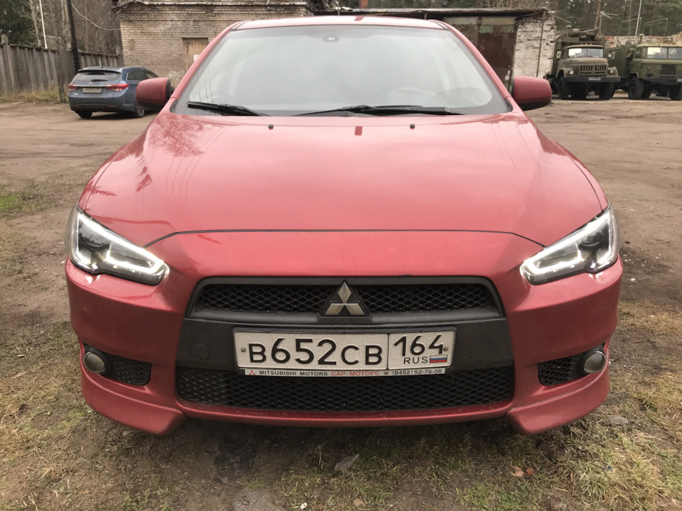 Свет выполнен. The End — Mitsubishi Lancer Sportback, 1,8 л, 2008 года