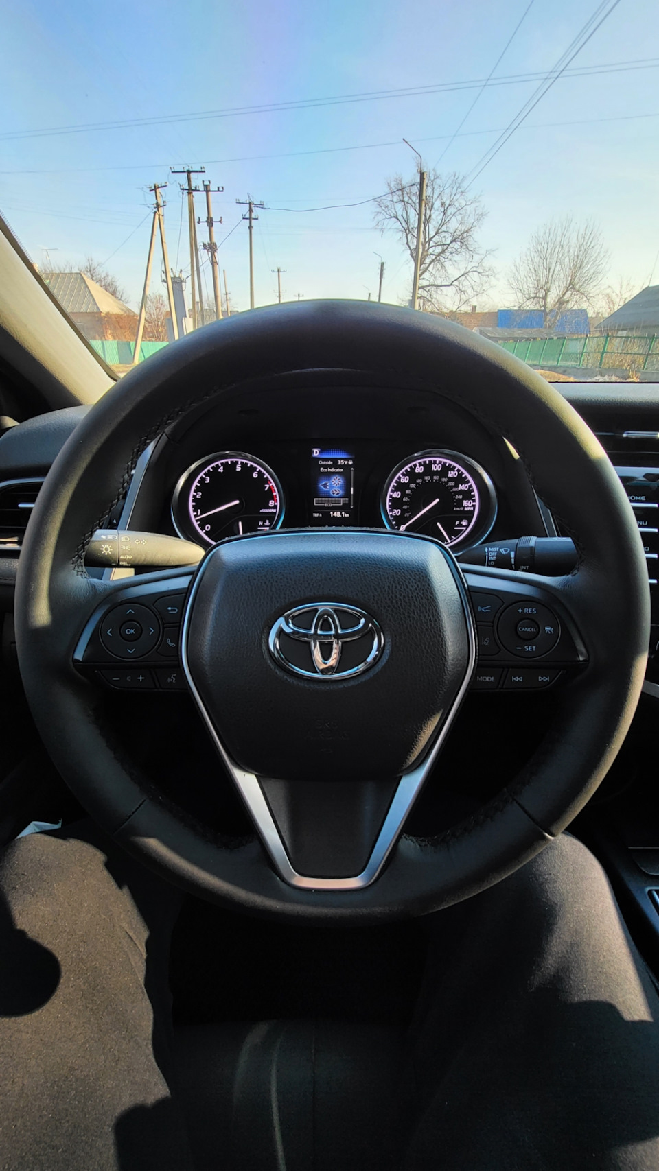 Кожа на руле) — Toyota Camry (XV70), 2,5 л, 2018 года | тюнинг | DRIVE2