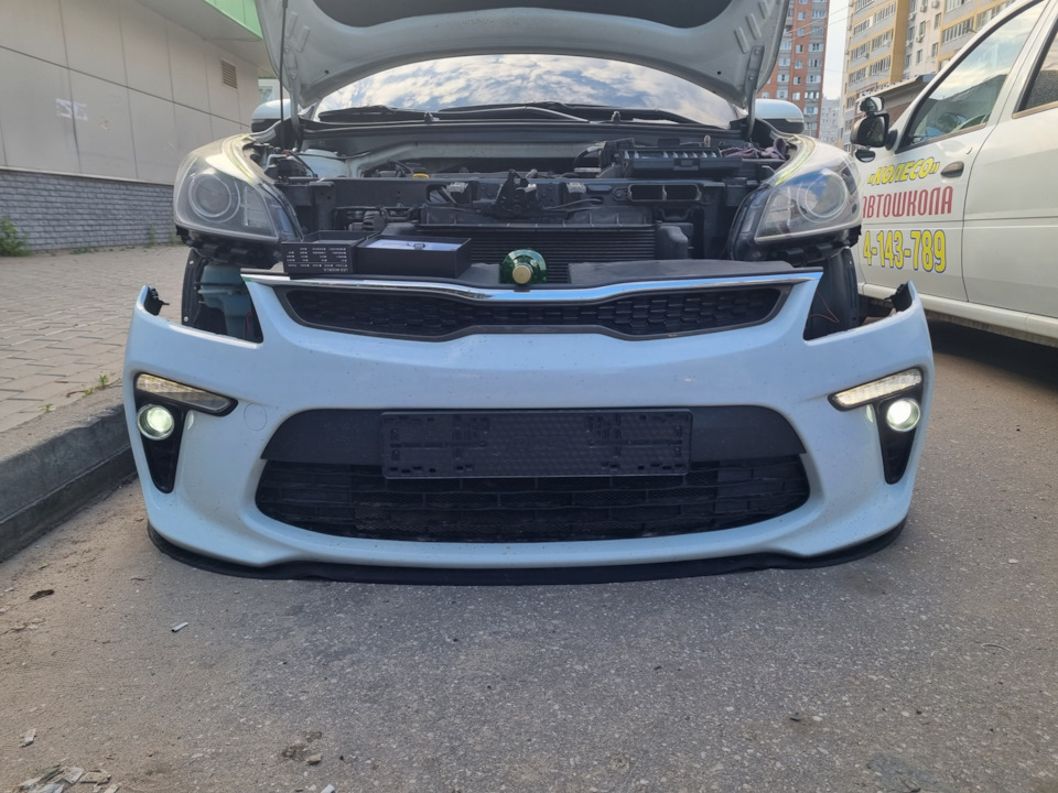 Новые лампы в птф — KIA Rio (4G), 1,6 л, 2018 года | аксессуары | DRIVE2