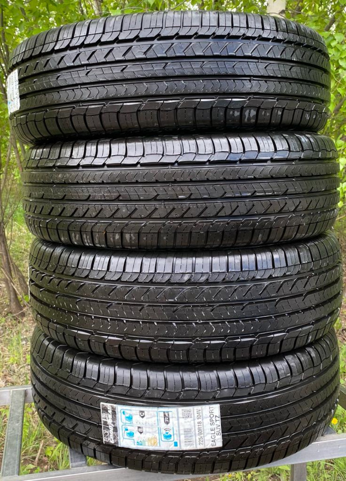 Шины всесезонные Goodyear 225/60 R18 на Nissan X-Trail III (t32 ...