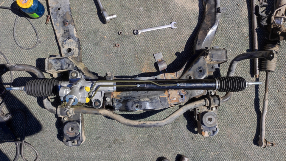 Перекидка: установка новой рулевой рейки от Донгфенг Элюзион — Honda ...