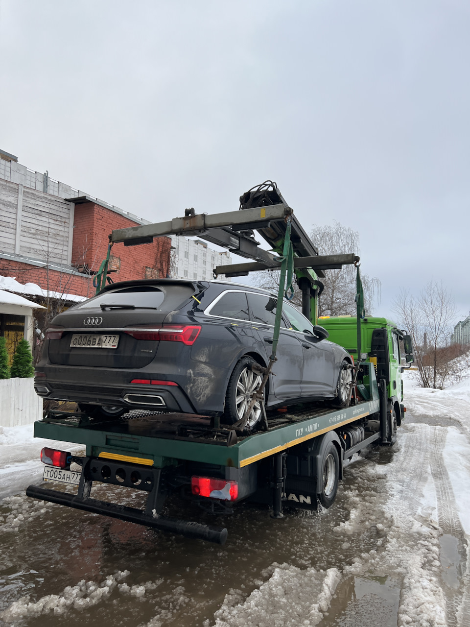 9. Эвакуация — Audi A6 Avant (C8), 3 л, 2019 года | нарушение ПДД | DRIVE2