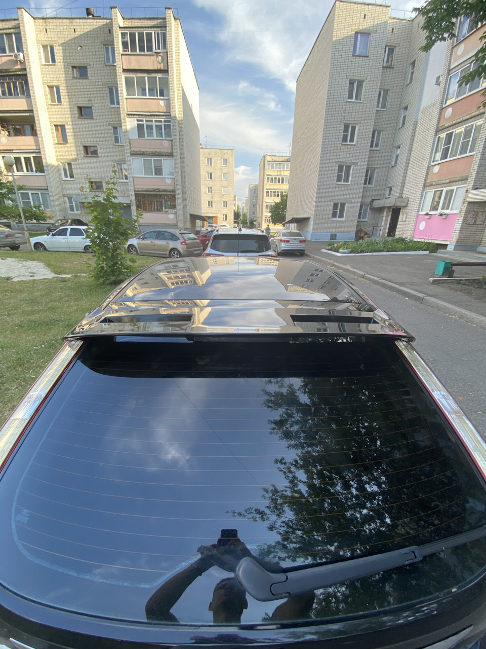 ️ST спойлер установка Ford Focus 2 Рестайлинг Хэтчбек — Ford Focus II ...