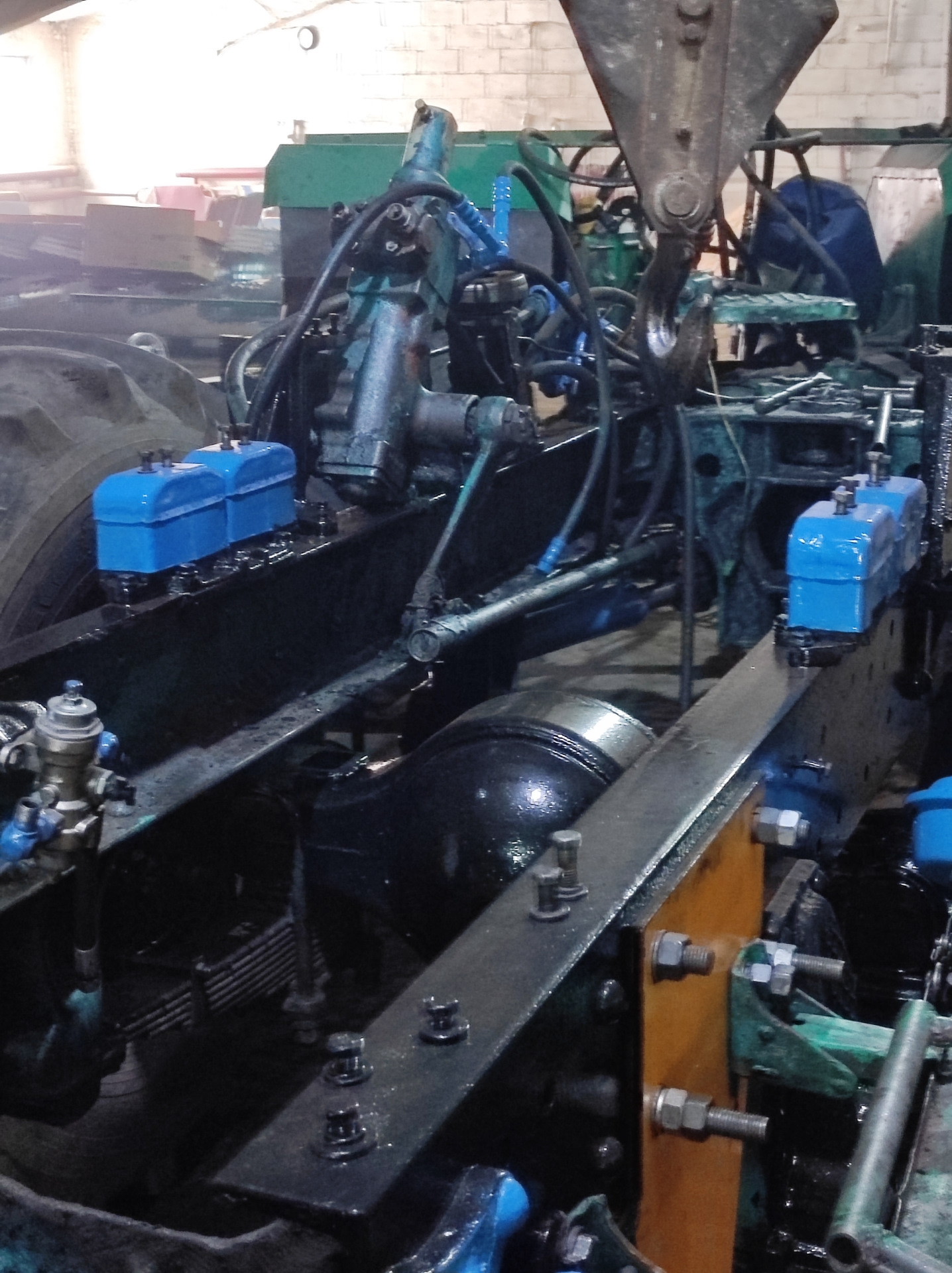 #5 Установка дозатора на Т-150К «Crocodile» — ХТЗ Т-150К, 9,9 л, 1986 ...