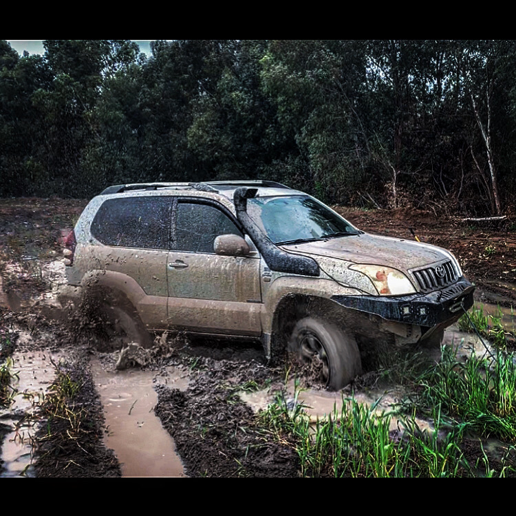 прадо в грязи не едет? — Toyota Land Cruiser Prado 120-series, 3 л ...