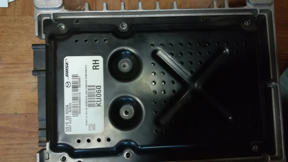 Фото в бортжурнале Mazda 6 (2G) GH. Запчасти на фото: GS1E66920A