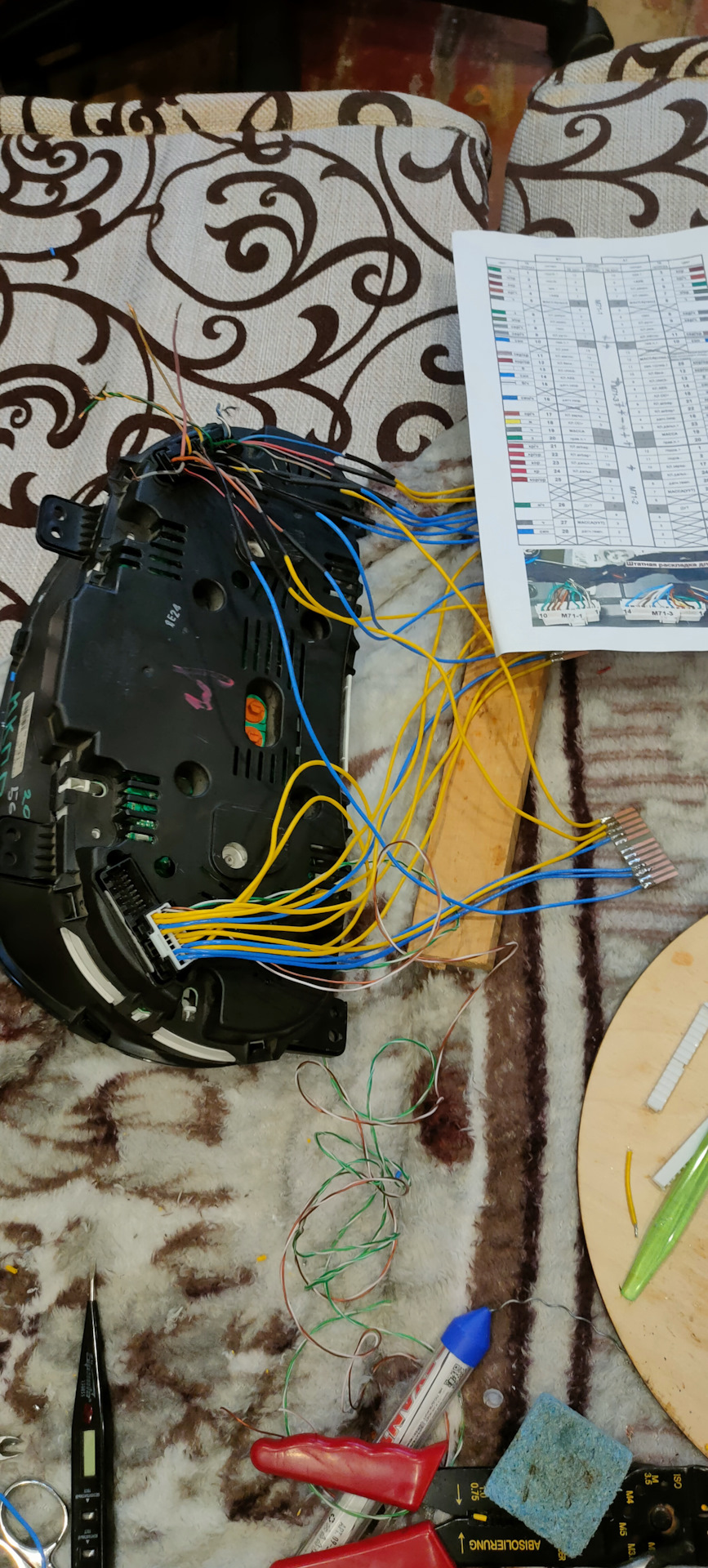 Панель приборов от Хендай Solaris в Акцент часть 3. — Hyundai Accent ...