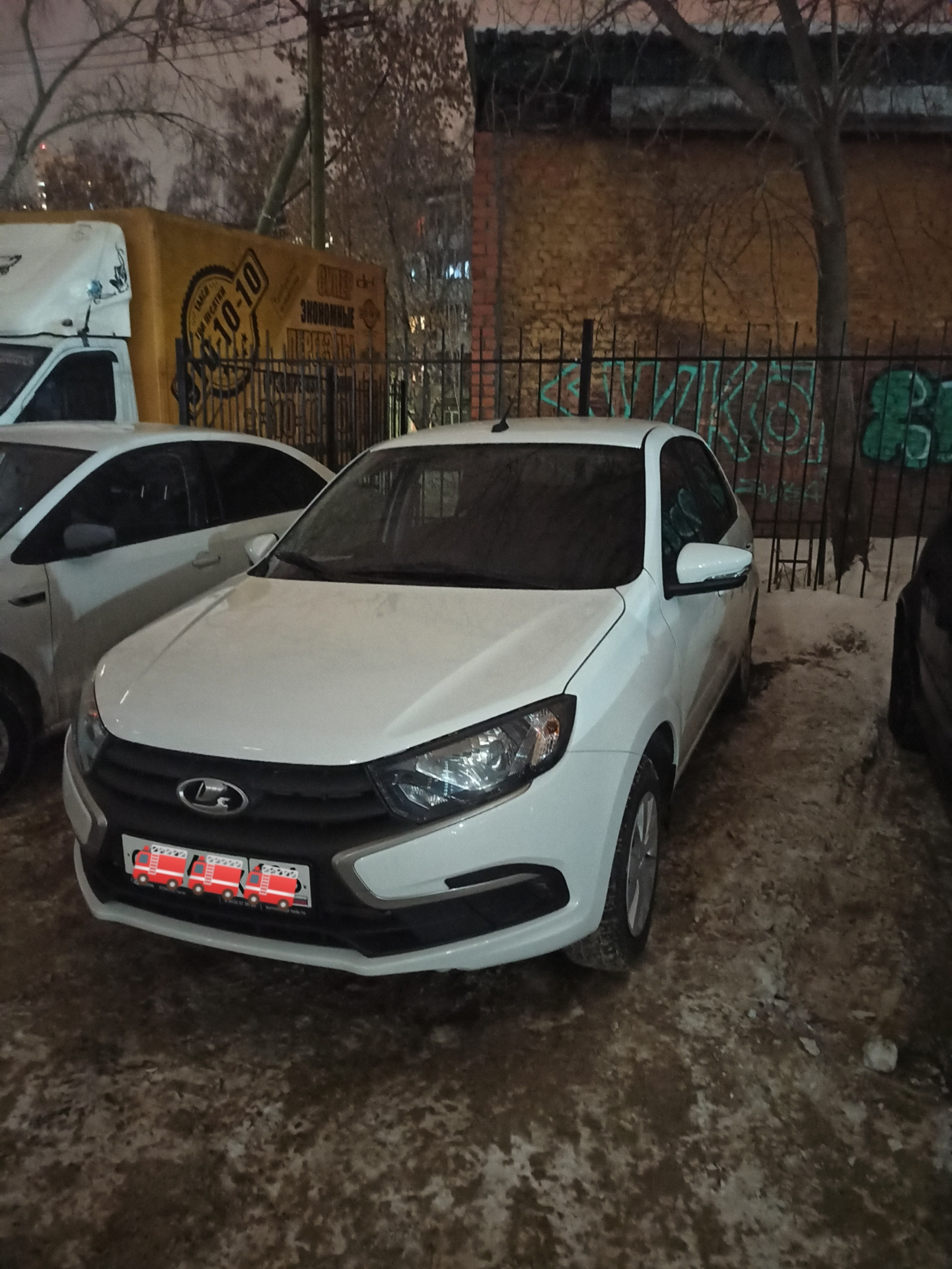 Тонировка ultra vision 50% — Lada Гранта (2G) FL, 1,6 л, 2022 года ...