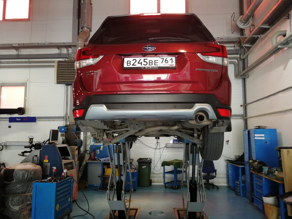 Задняя стойка. — Subaru Forester (SK), 2,5 л, 2019 года | визит на ...