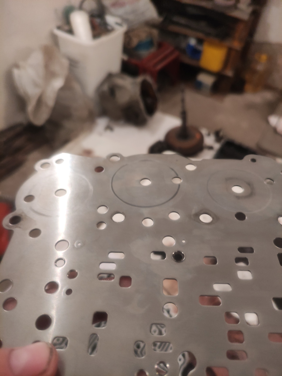 Наклеп шарика в плите — Subaru Legacy (BD/BG/BK)