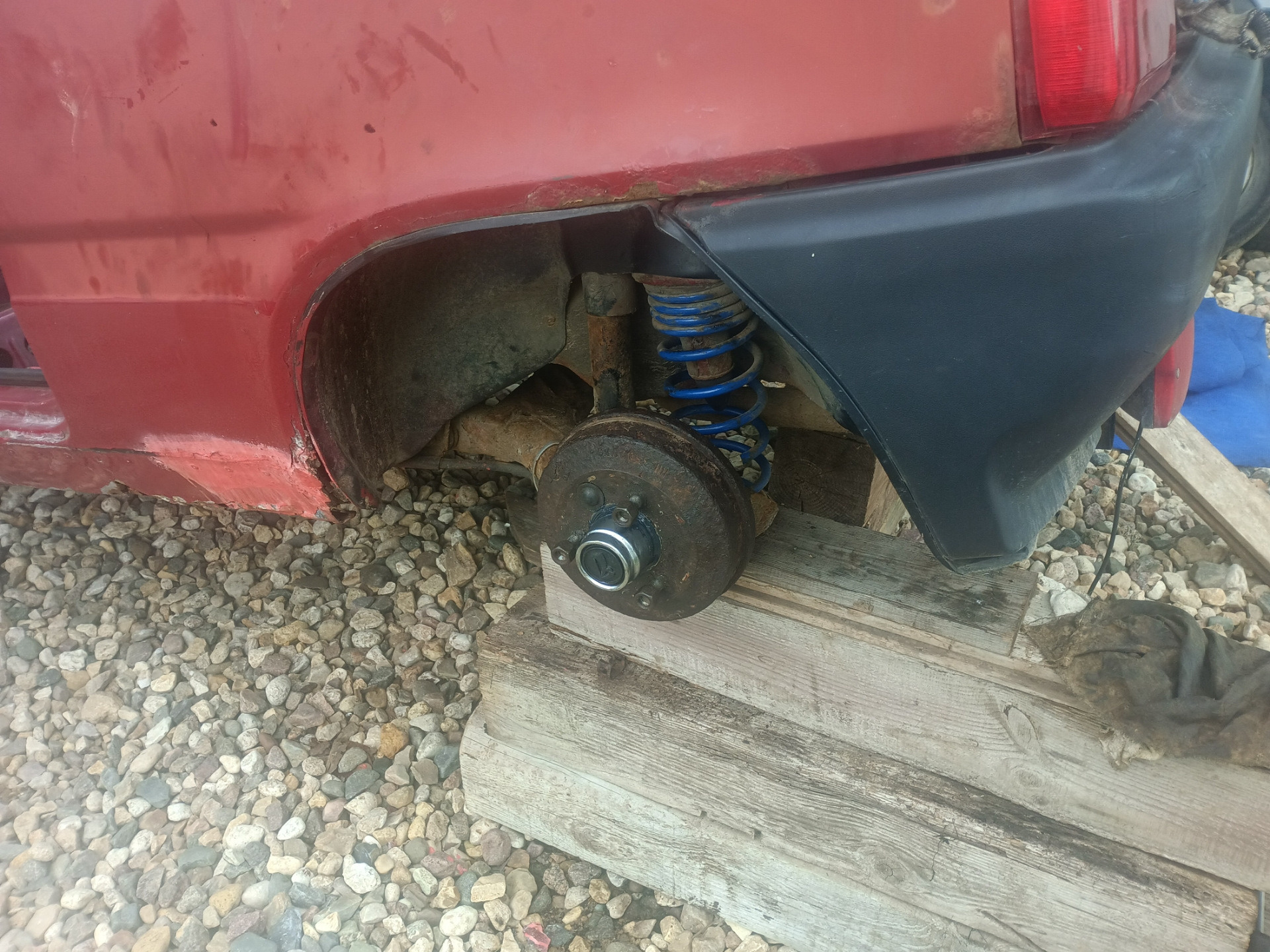 Замена тормозного цилиндра и ступичного подшипника на Оке. — Lada 11113 ...