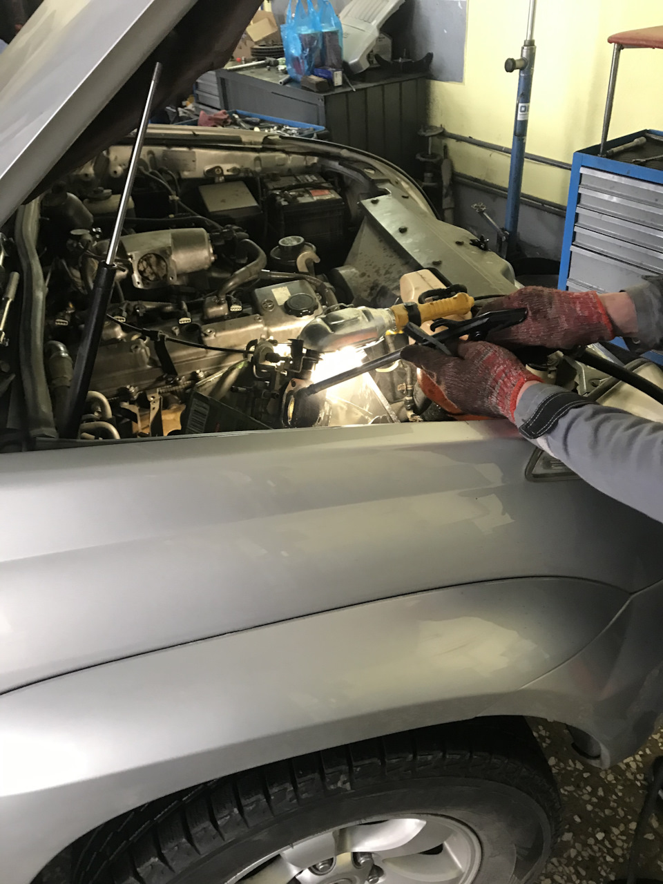 Чистка Дроссельной заслонки — Toyota Land Cruiser Prado 120-series, 2,7 ...