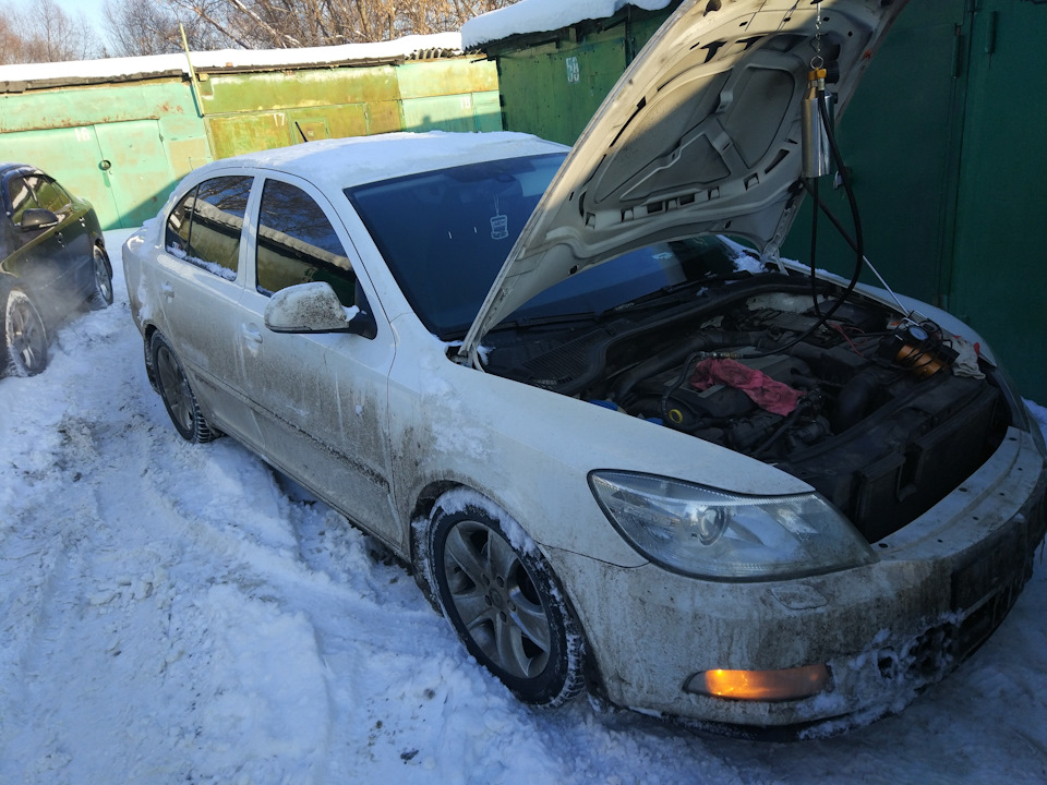 Чистка/промывка форсунок/инжектора Skoda Octavia a5 fl 1.8 tsi ...